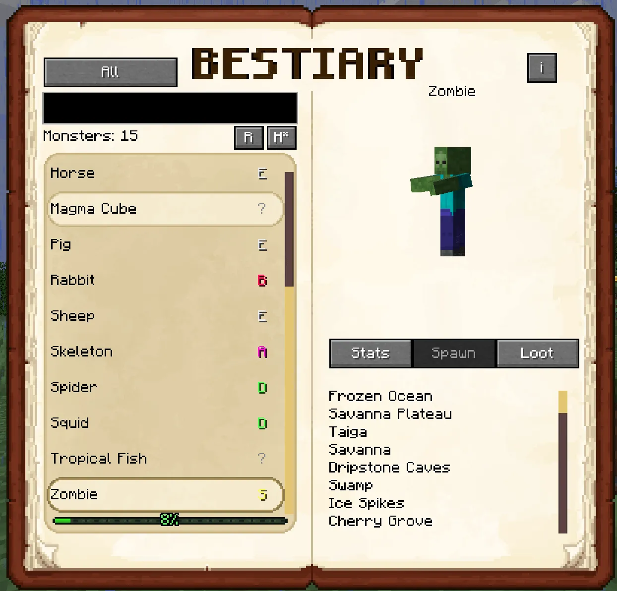 Araxer's Bestiary — скриншот 7 (Моды, Minecraft)
