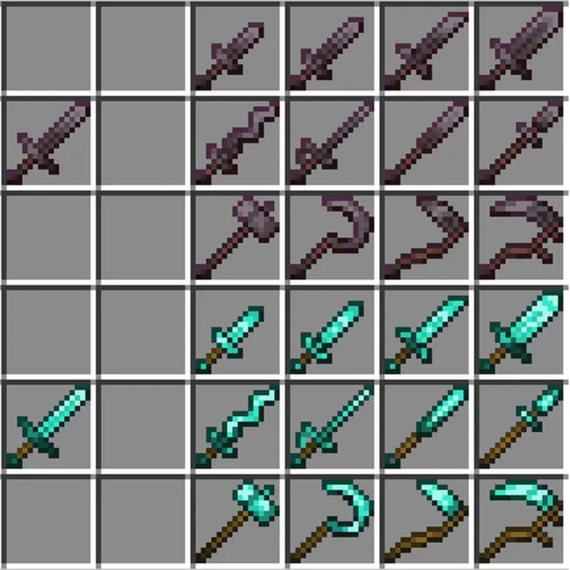 Variant Armory, Текстуры, Minecraft