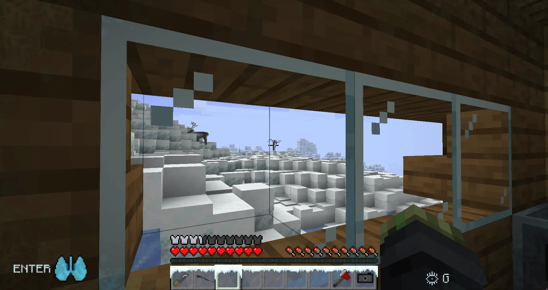 Mountains of Madness - A Terrifying Horror Experiance — скриншот 2 (Модпаки, Minecraft)