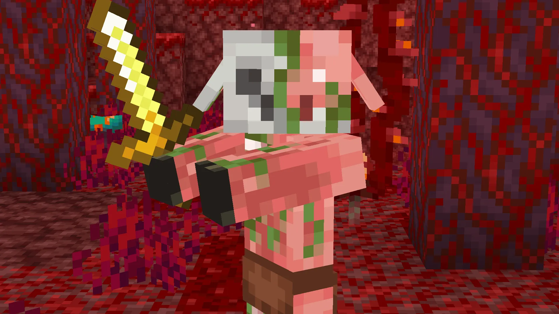 Earful Zombified Piglin, Текстуры, Minecraft