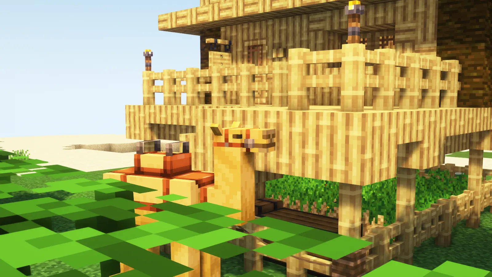 Bamboo Retextured — скриншот 1 (Текстуры, Minecraft)