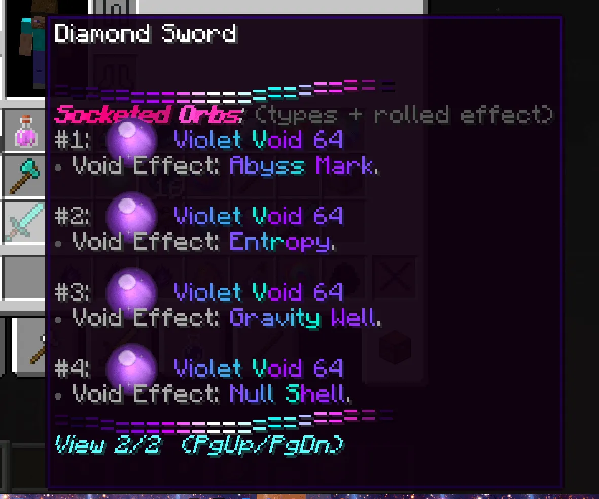 HexColorText, Моды, Minecraft