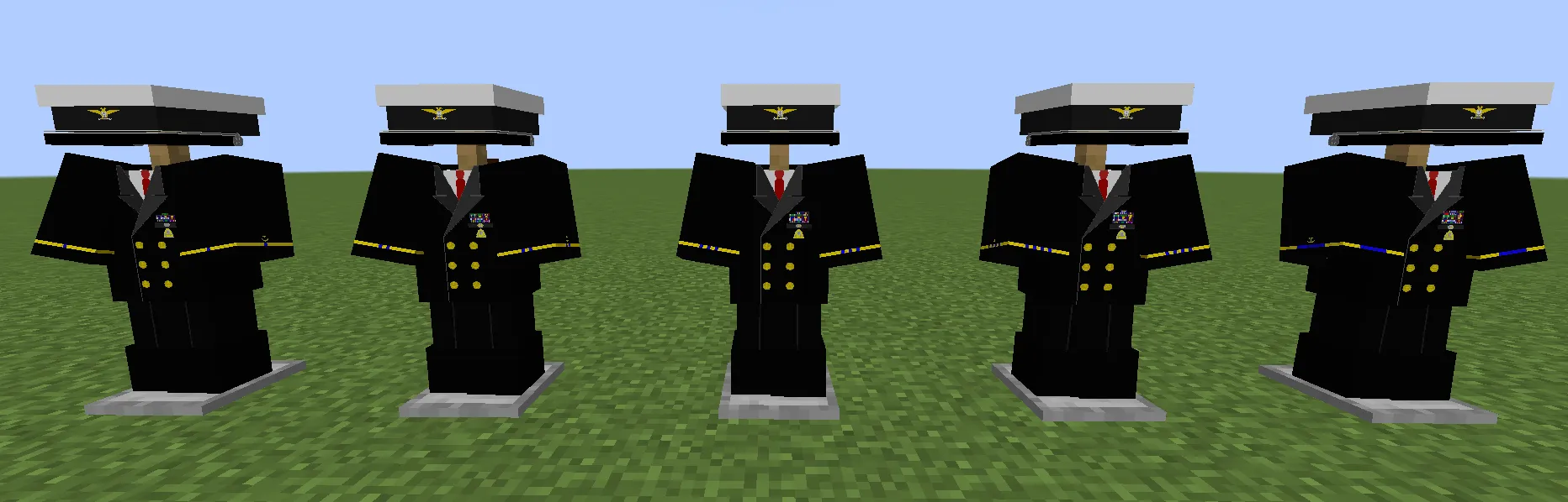 Spartacus' Navy Uniform, Моды, Minecraft