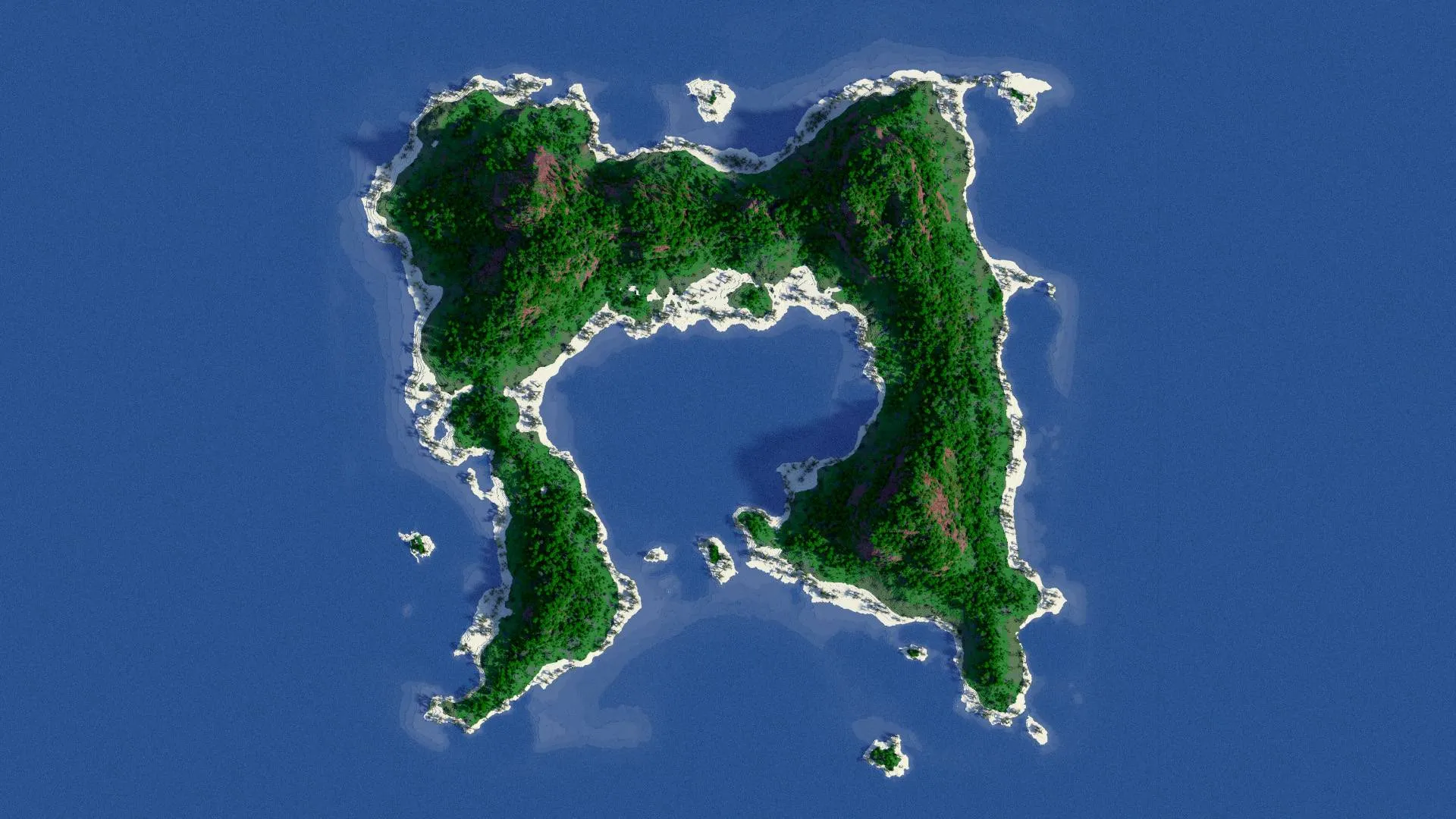 Emerald Cove - Island Map, Карты, Minecraft