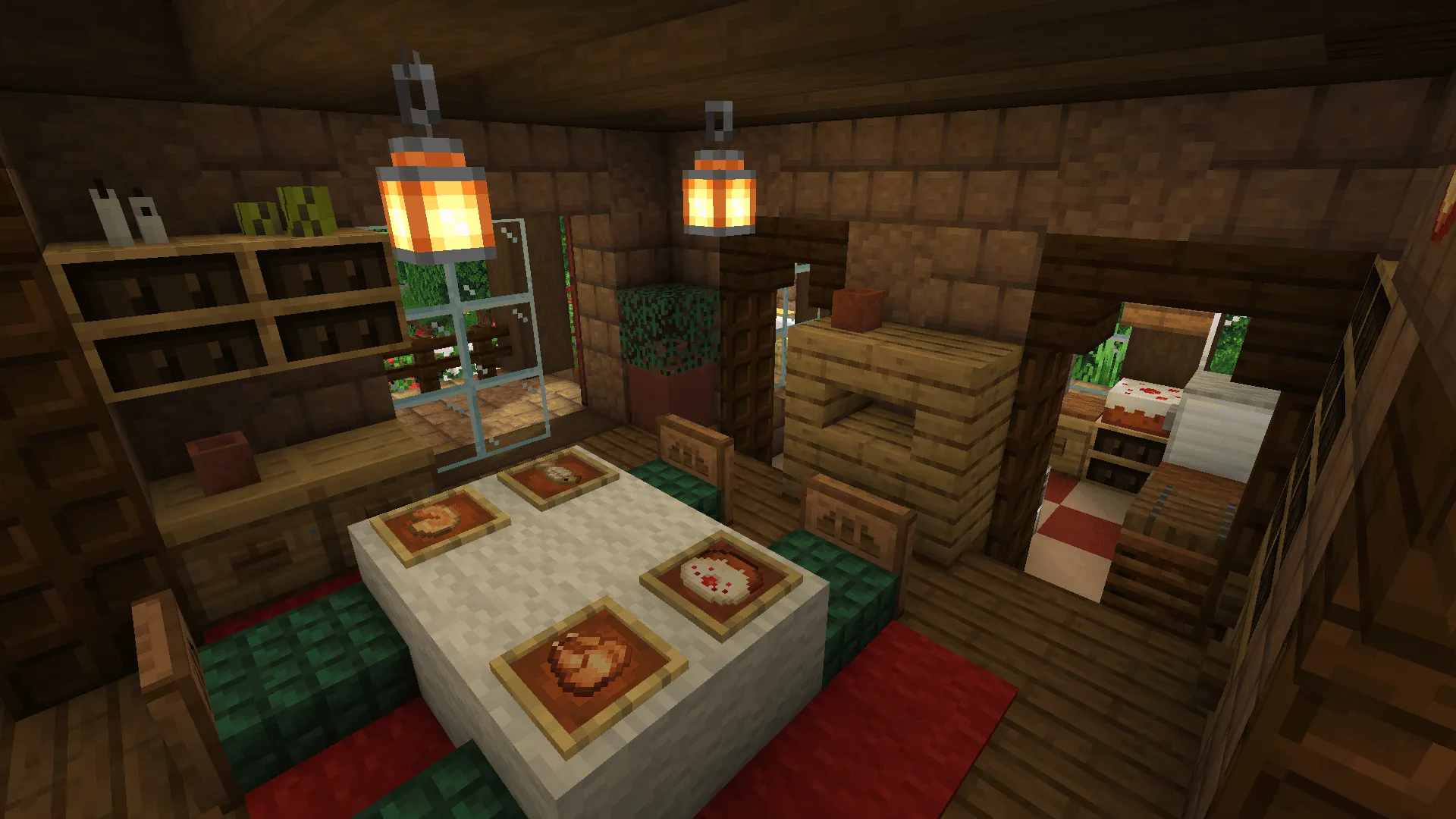 Red Bell Mansion — скриншот 4 (Карты, Minecraft)