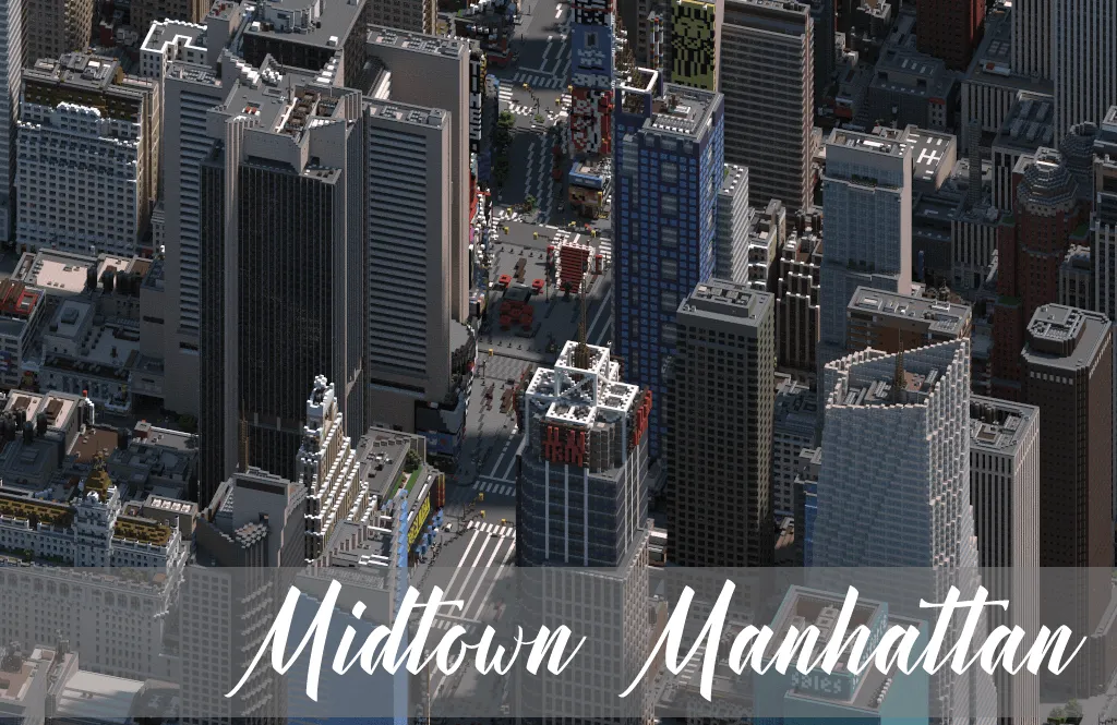 Midtown Manhattan City [NY], Карты, Minecraft