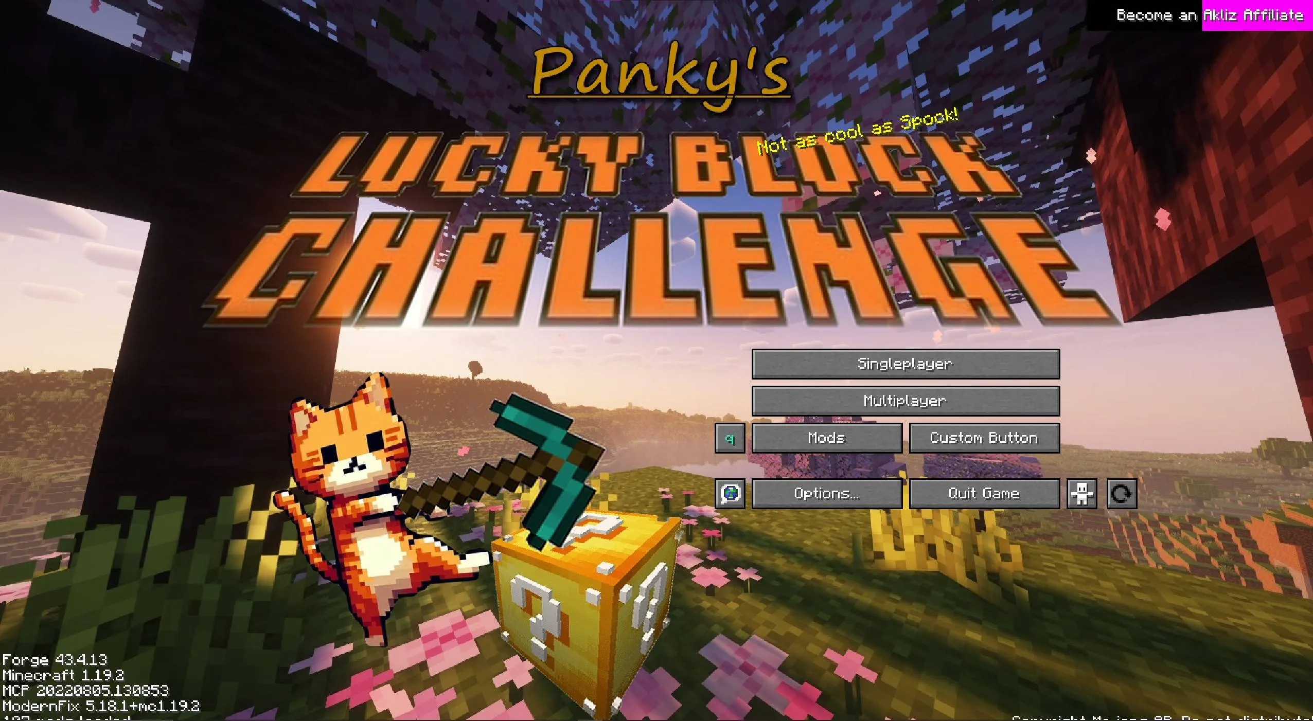 Panky's Hardcore Lucky Block Challenge — скриншот 1 (Модпаки, Minecraft)