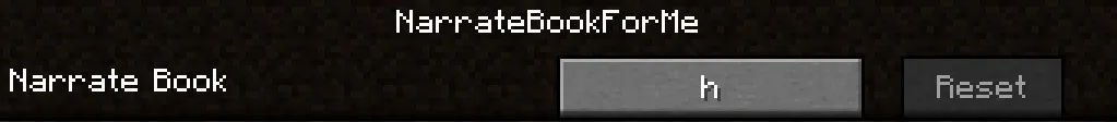 NarrateBookForMe [FORGE] — скриншот 1 (Моды, Minecraft)