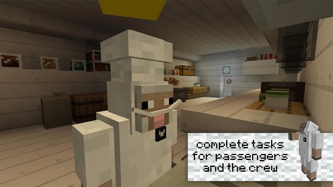 Sheep Ship Adventure, Карты, Minecraft