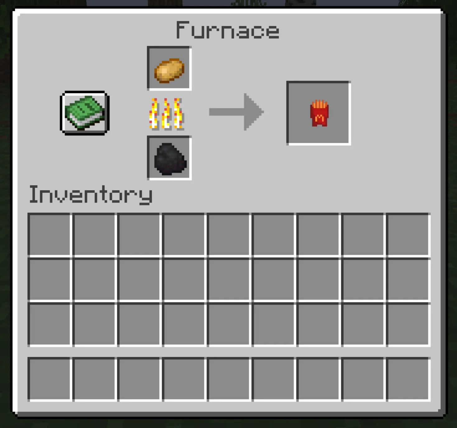 McFries, Текстуры, Minecraft