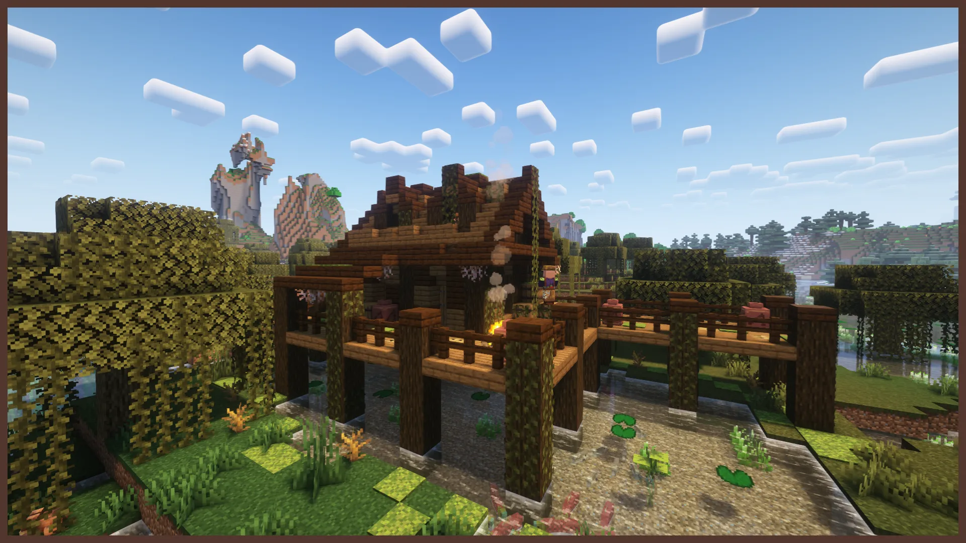 Old fisherman swamp house, Моды, Minecraft