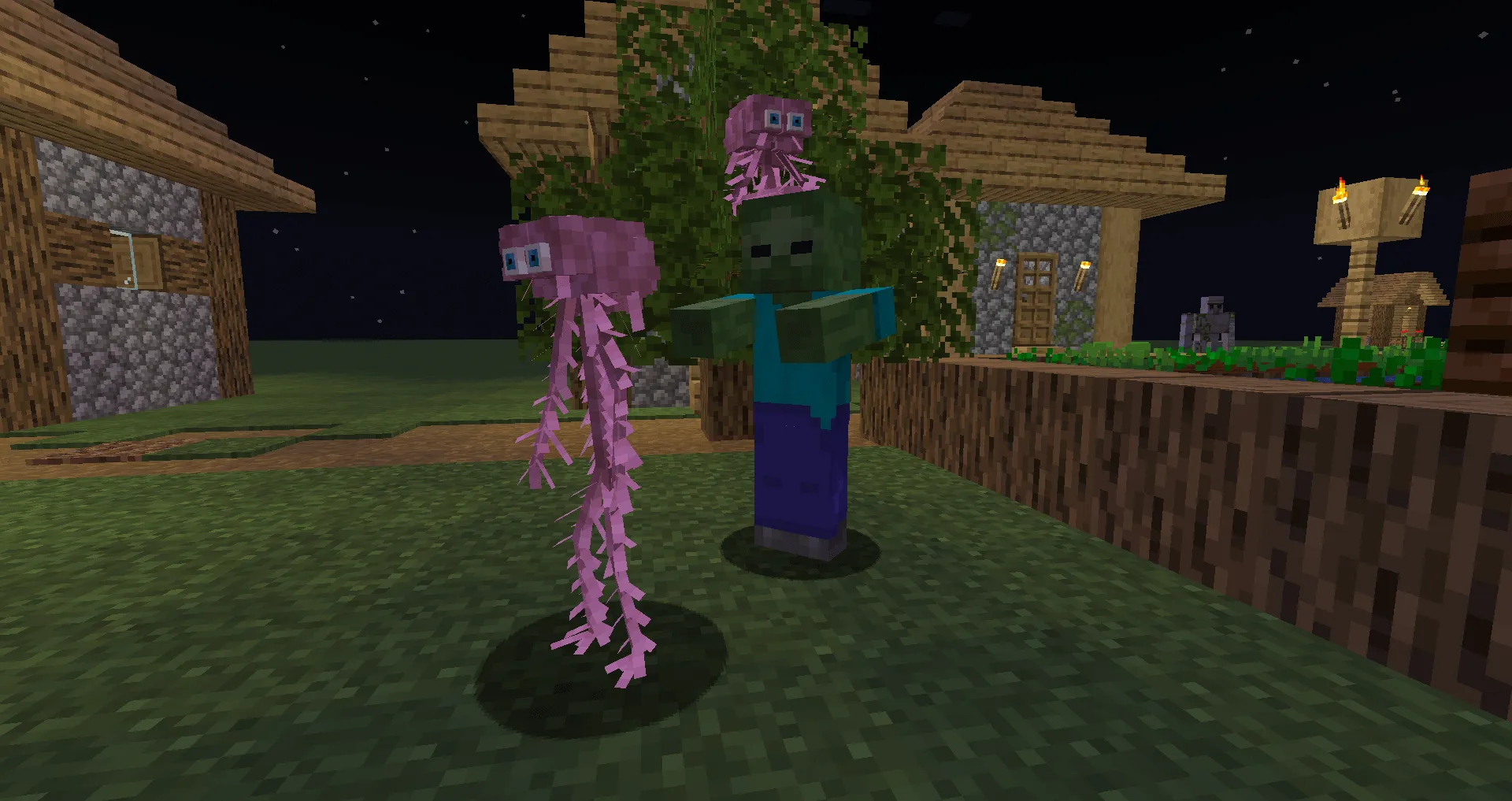 SCP-1027, Carnivorous Central Nervous System — скриншот 1 (Моды, Minecraft)
