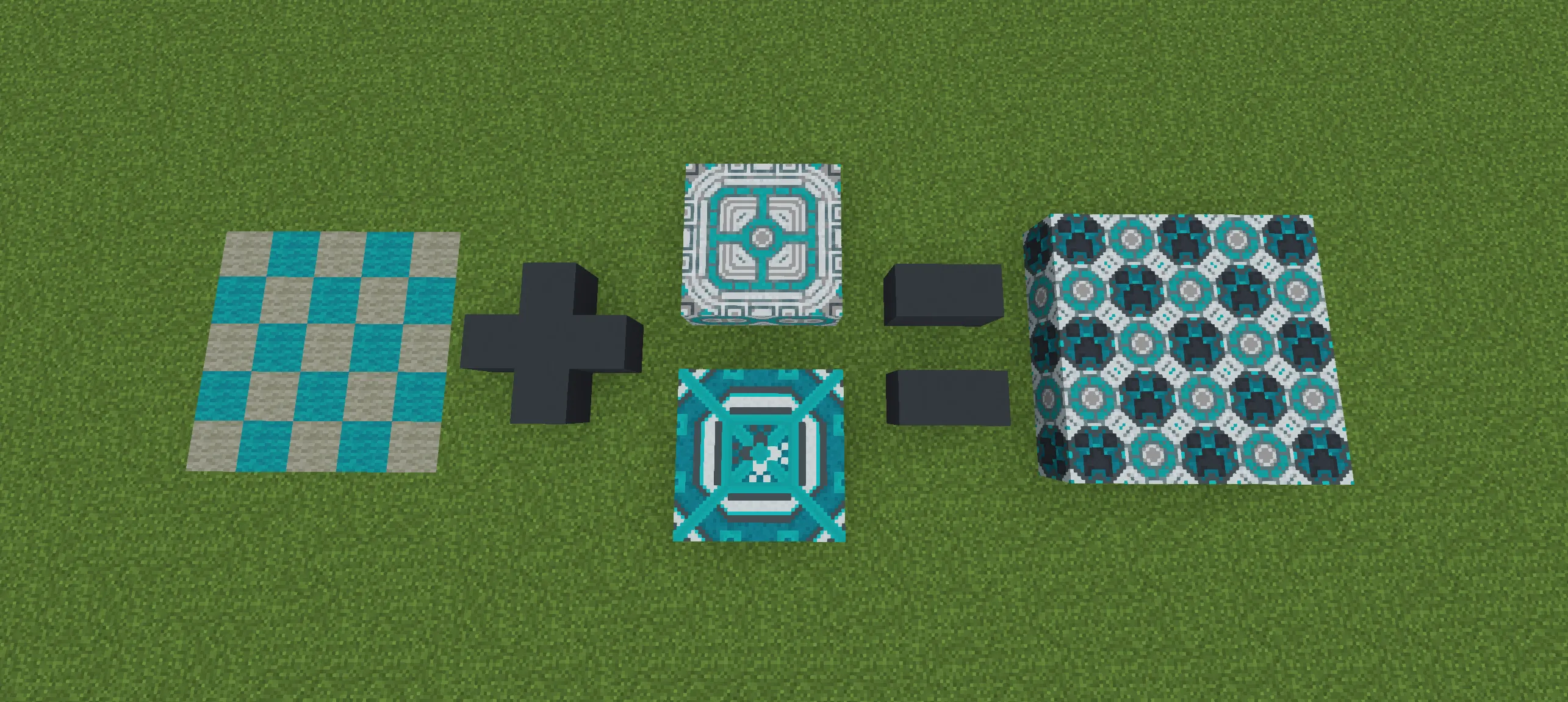 ConnectedGlazedTerracotta, Текстуры, Minecraft