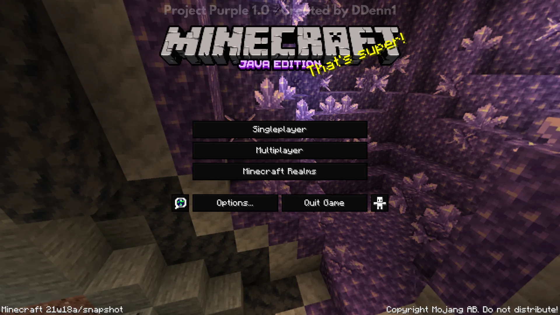Project Purple - 1.16+ — скриншот 1 (Текстуры, Minecraft)