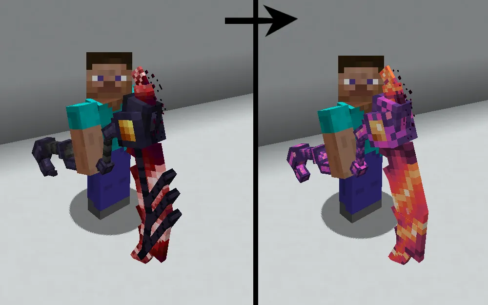 retextured : sanguine arsenal — скриншот 3 (Текстуры, Minecraft)