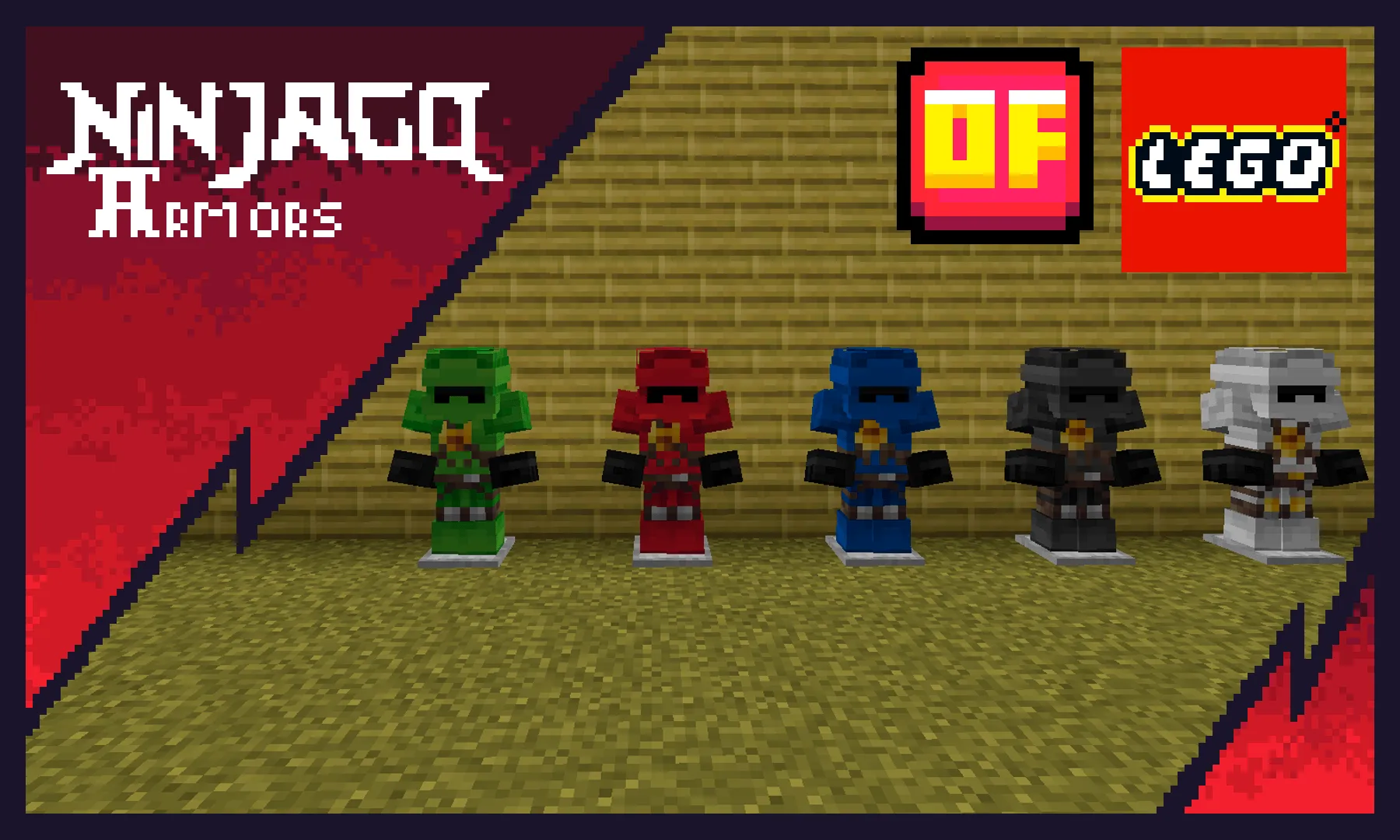 Ninjago Armors by FabichGM, Текстуры, Minecraft