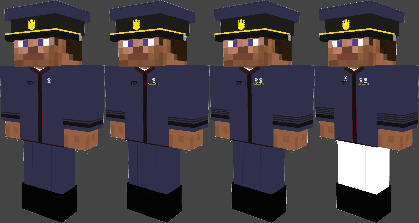 Expanded Military Cadet Uniforms — скриншот 1 (Моды, Minecraft)