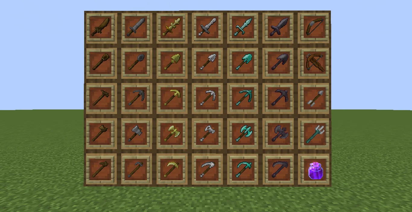 Lyrrian Weapons — скриншот 9 (Текстуры, Minecraft)