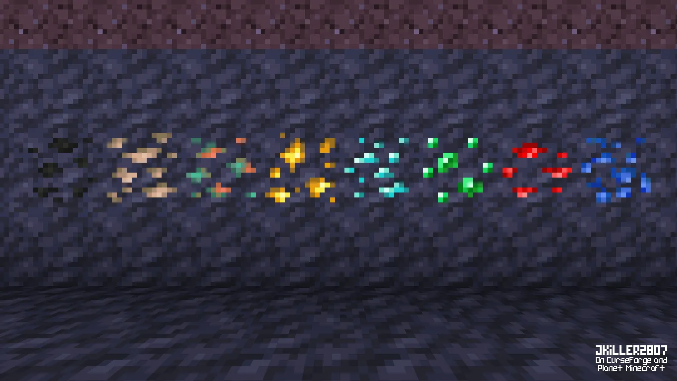 Visible M-Ore Variants, Текстуры, Minecraft