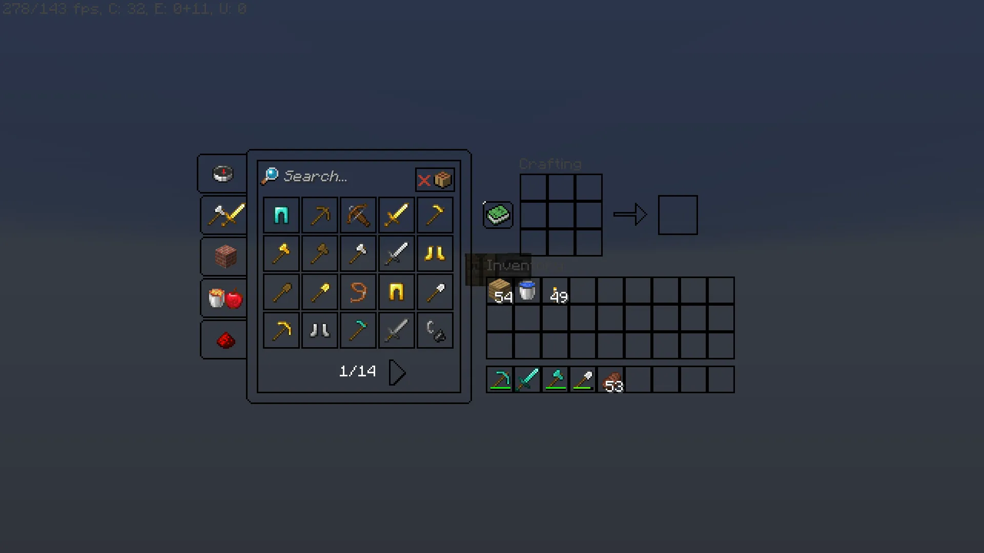 Base GUI — скриншот 1 (Текстуры, Minecraft)