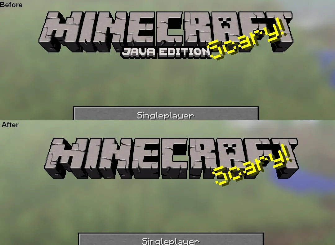 Minecraft: Without Java Edition, Текстуры, Minecraft