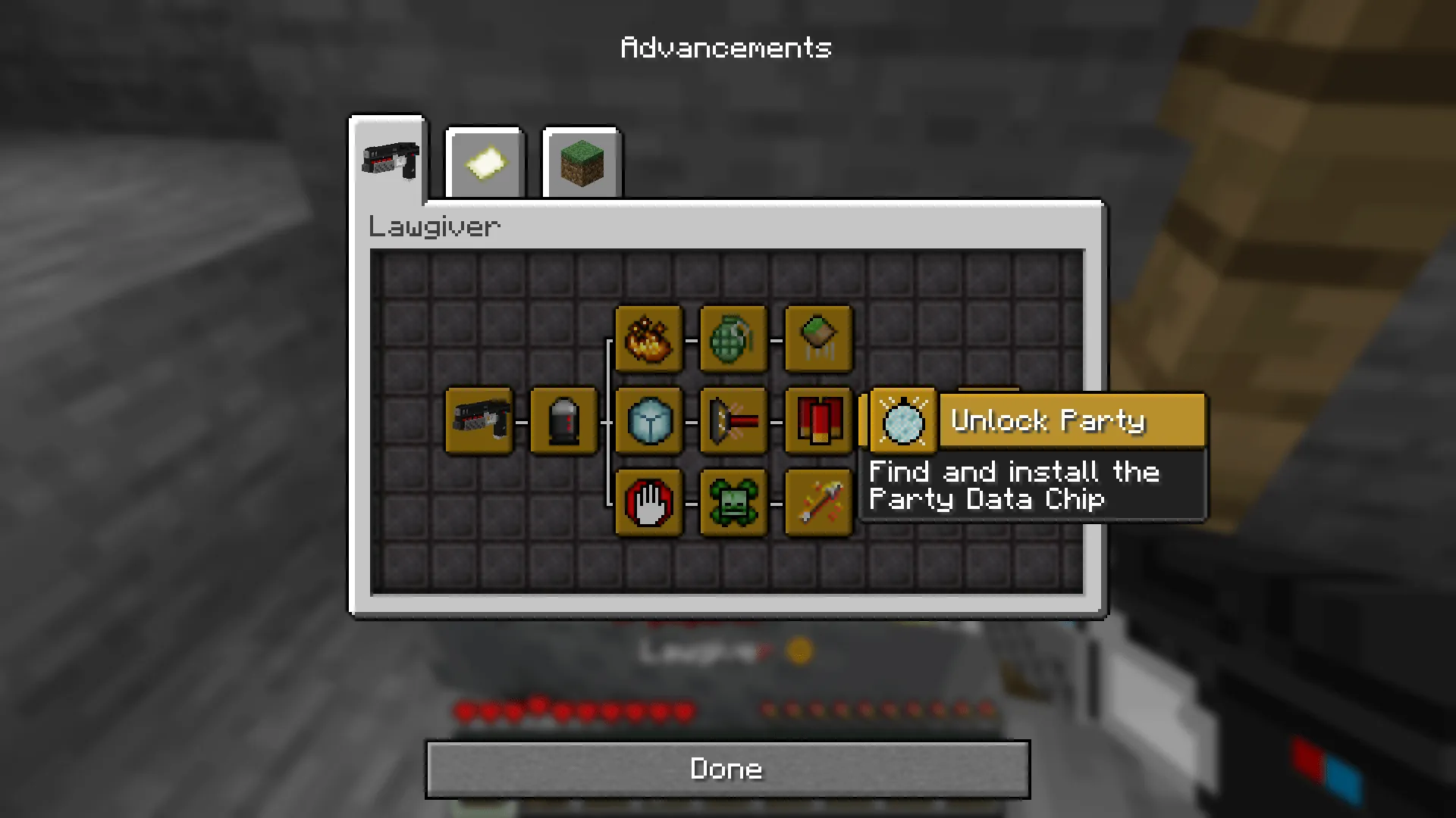 Judge Dredd Lawgiver, Дата-паки, Minecraft