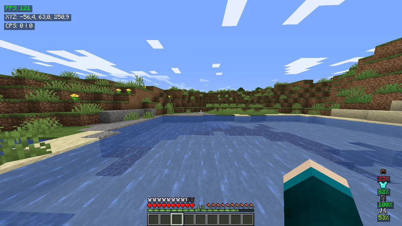  JP FPS Displayer — скриншот 5 (Моды, Minecraft)