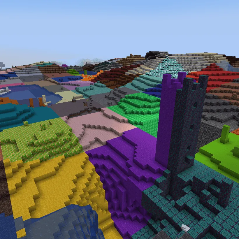 Random Block Chunks — скриншот 1 (Моды, Minecraft)
