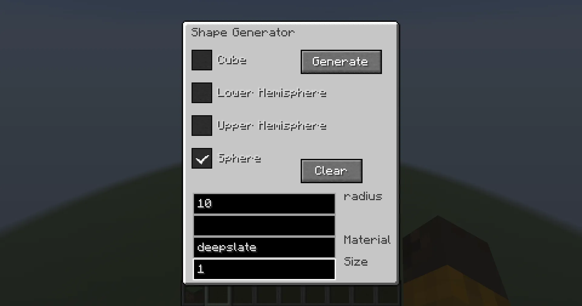 Shapes — скриншот 1 (Моды, Minecraft)