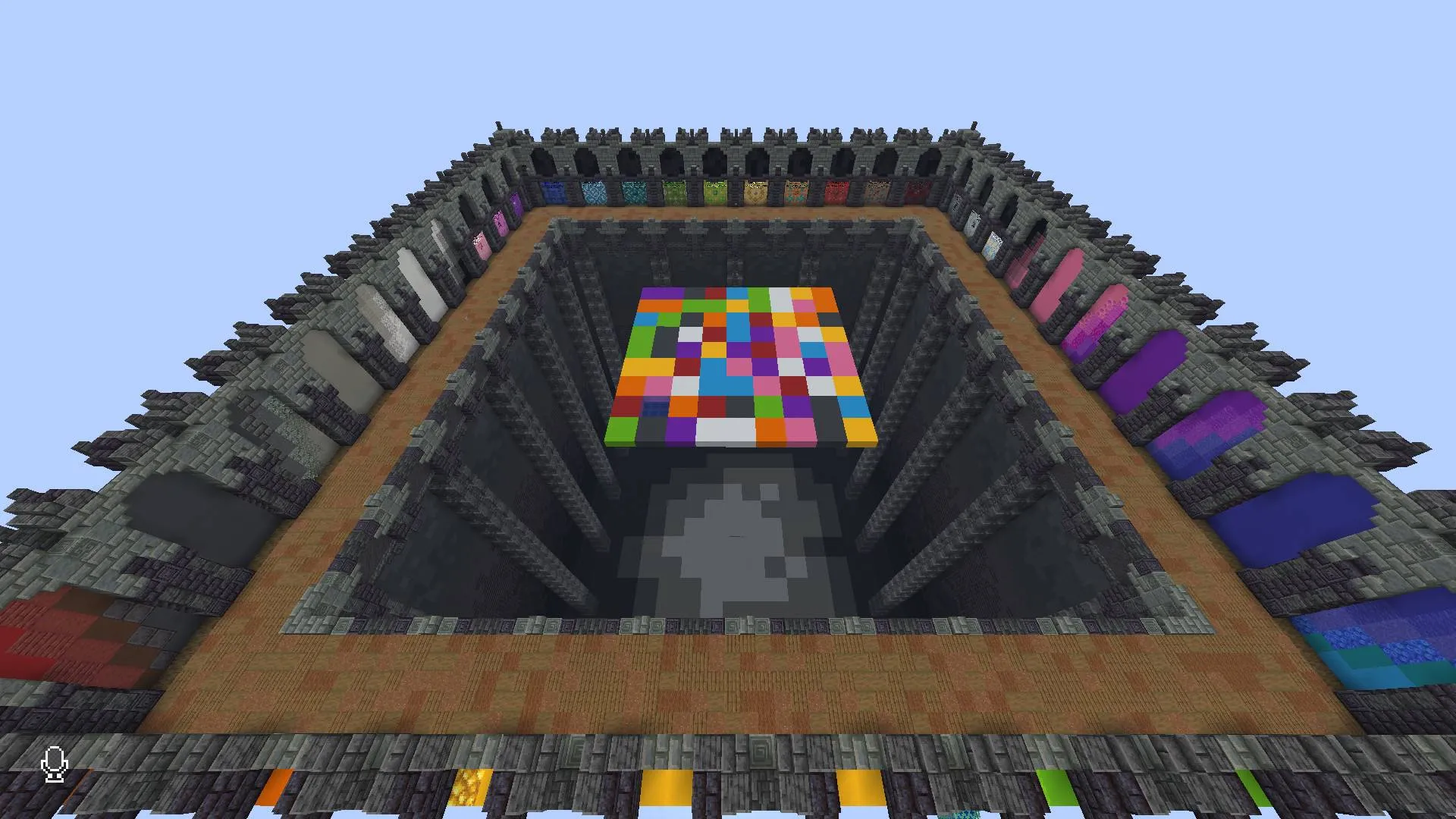 Minigame Madness - Hue Hurtle!, Карты, Minecraft