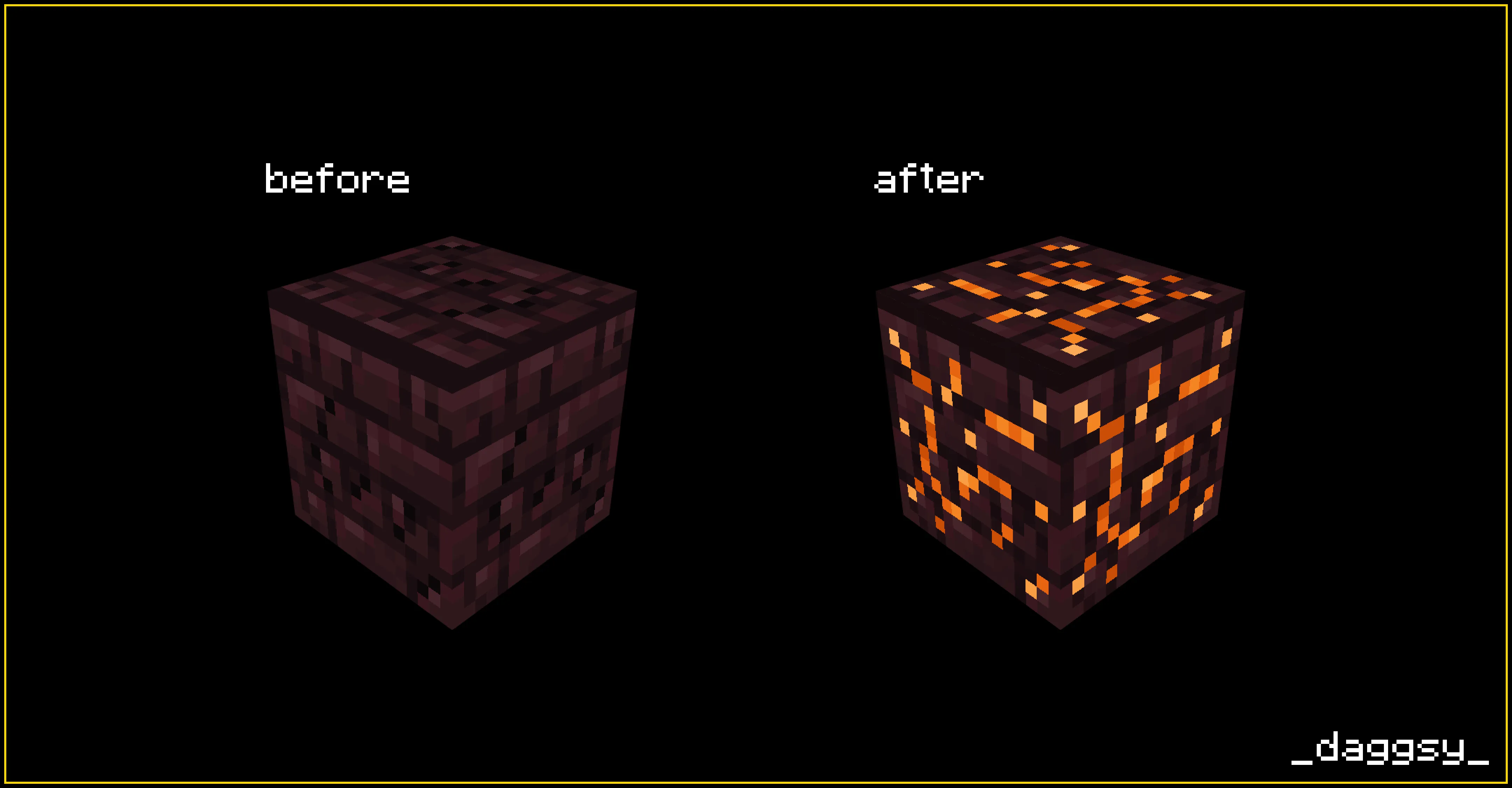 Magma Cracked Nether Bricks — скриншот 2 (Текстуры, Minecraft)
