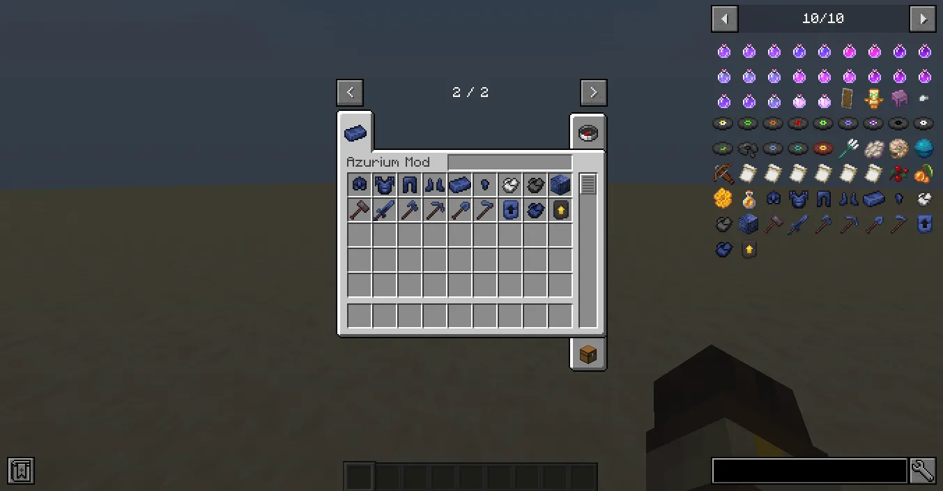 Azurium : Tools - Armor, Моды, Minecraft