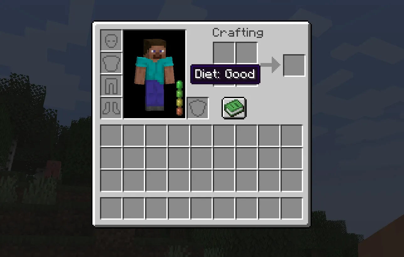 Vitality - Diet & Movement Buffs — скриншот 1 (Моды, Minecraft)