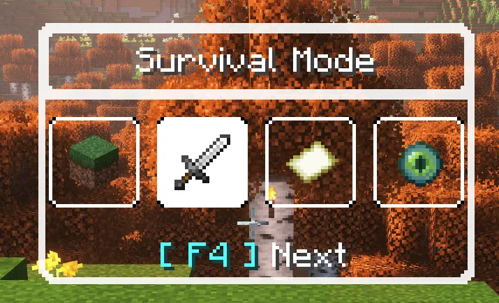 White border and transparent GUI and HUB — скриншот 5 (Текстуры, Minecraft)