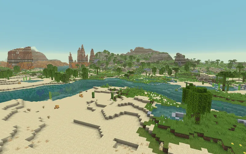 Cliff under a Branch (Cliffbranch) — скриншот 1 (Моды, Minecraft)