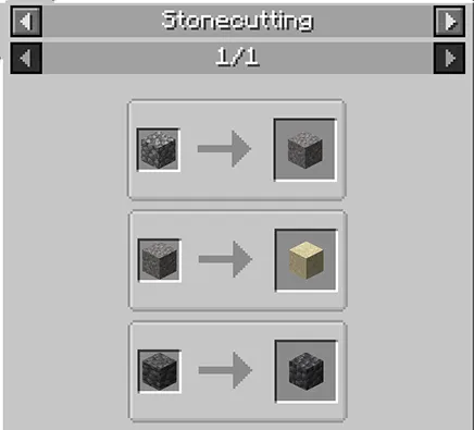Raj's Stonecutter Grinder, Текстуры, Minecraft