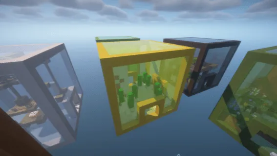 Skycubes, Карты, Minecraft