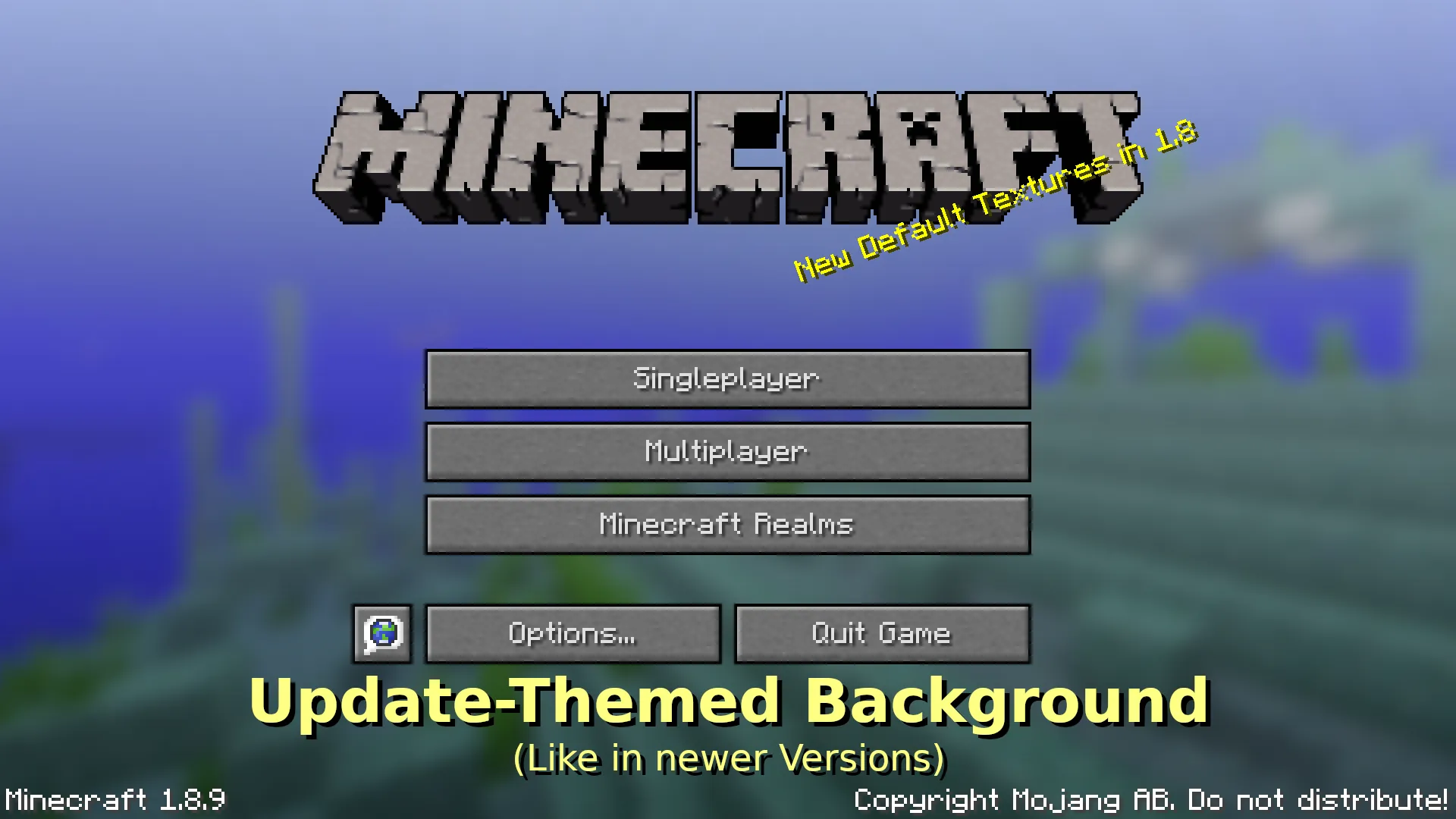 New Default Textures in older Versions + Better Beds, Iron Bars, Glass Pane, Rain Sounds, and more... — скриншот 2 (Текстуры, Minecraft)