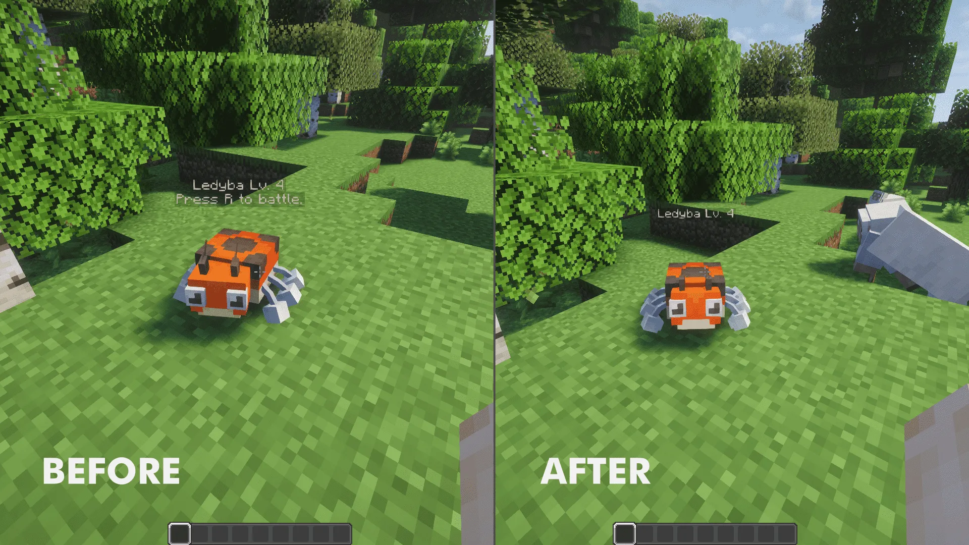 Cobblemon - "Press R ..." Label Remover, Текстуры, Minecraft