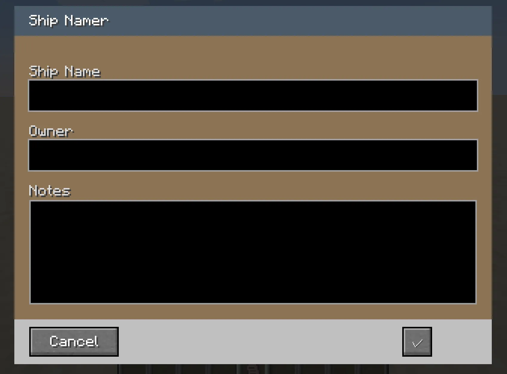 VS: Ship Retrieval Service, Моды, Minecraft