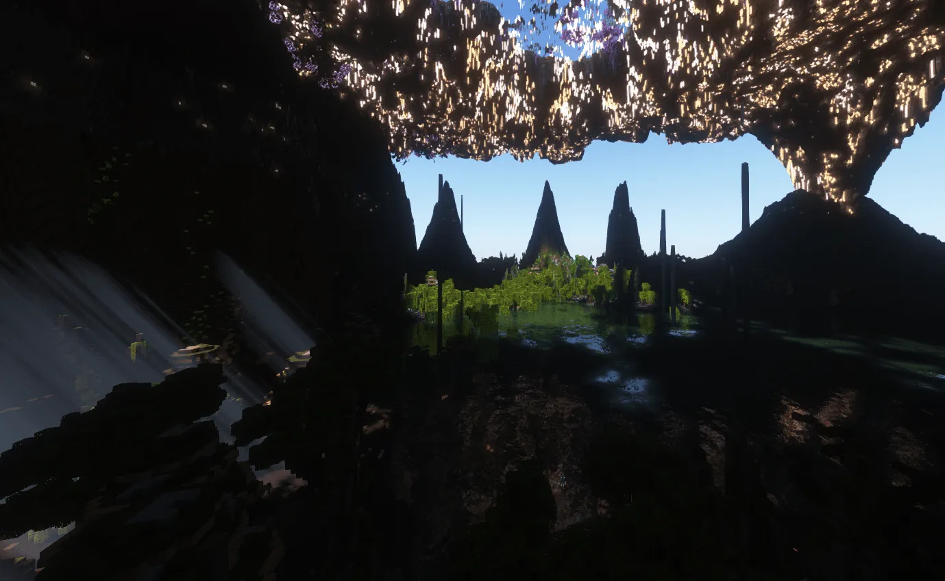 Tater Lands - The Mystical Caverns 3072x3072 Survival, Карты, Minecraft