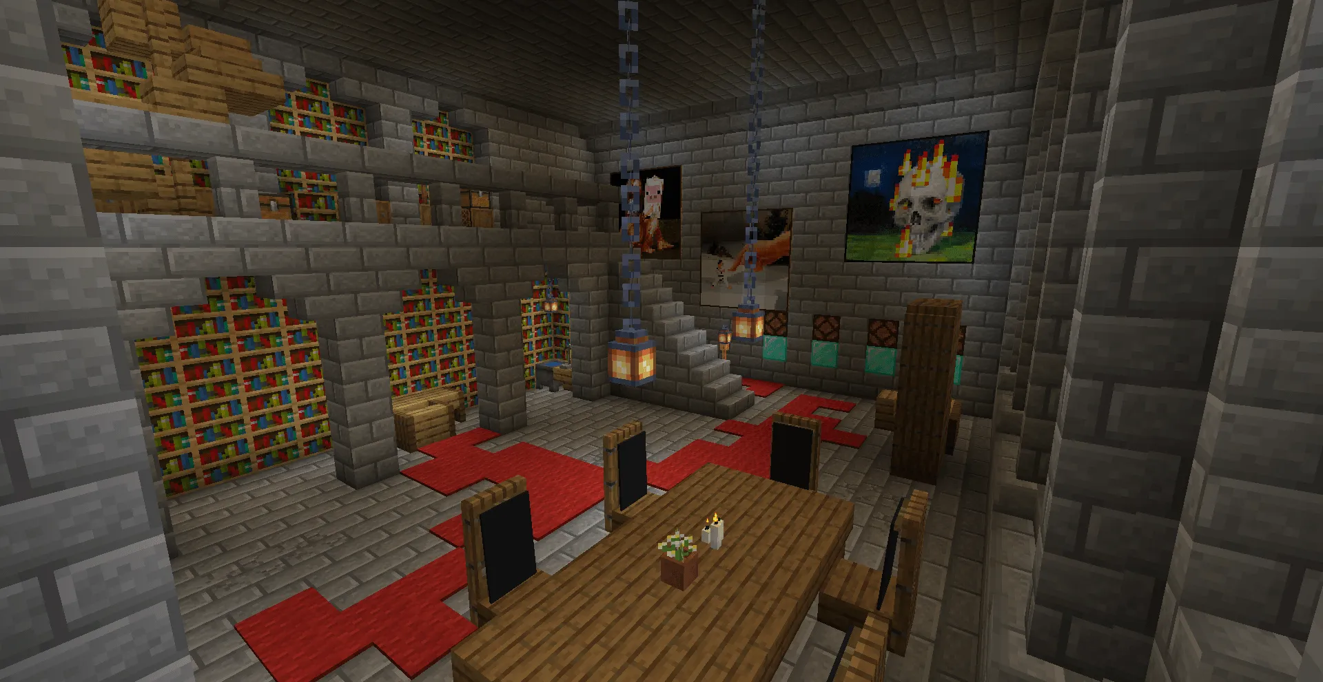 Escape Room Library, Карты, Minecraft