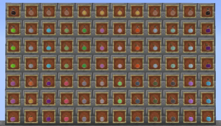 reiner2009's 3D potions, Текстуры, Minecraft