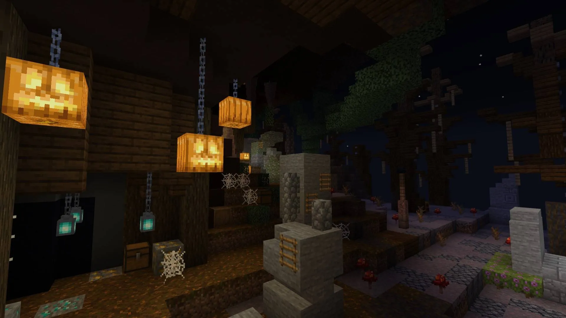 Halloween Parkour — скриншот 11 (Карты, Minecraft)