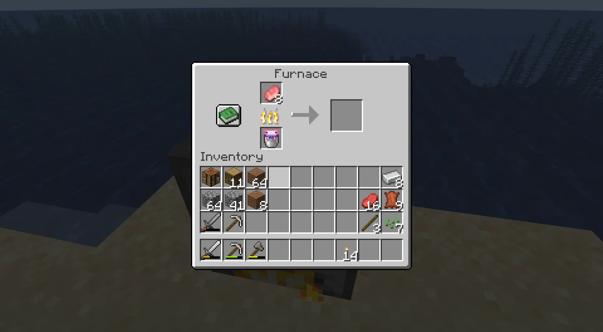 Smeltolotl — скриншот 1 (Моды, Minecraft)