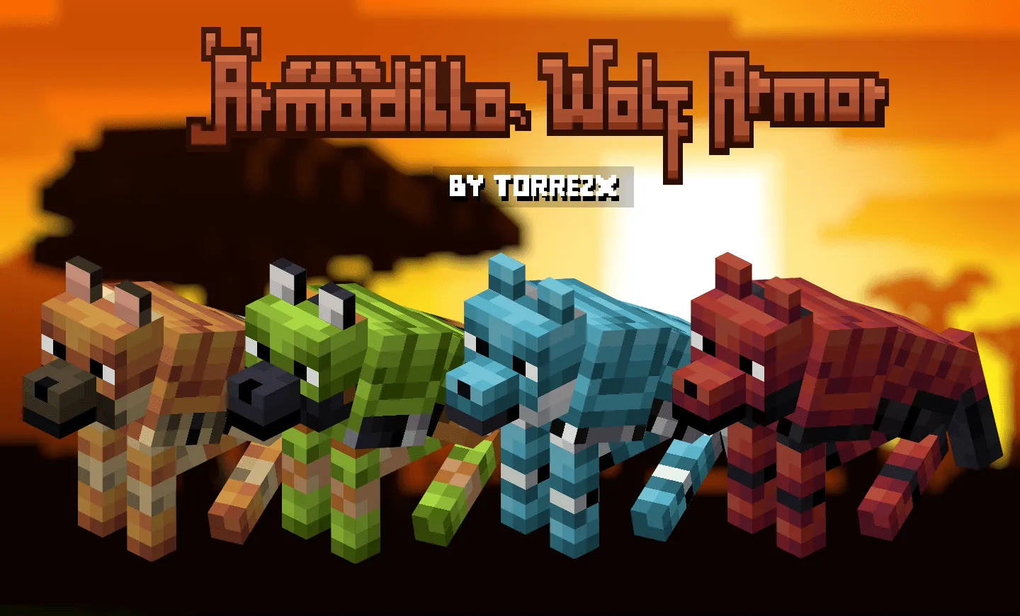 Torrezx-Armadillo wolf armor — скриншот 4 (Текстуры, Minecraft)
