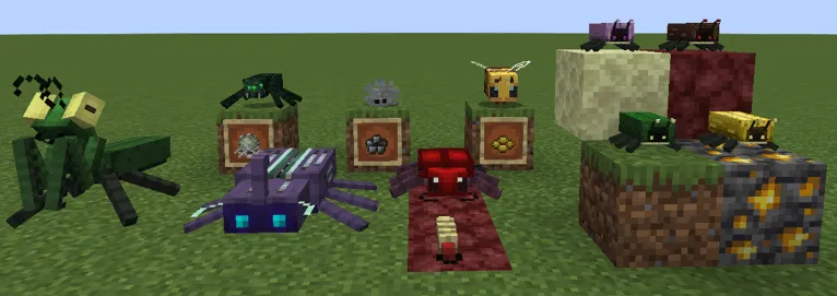 Infested: Swarms and Spiders — скриншот 4 (Моды, Minecraft)