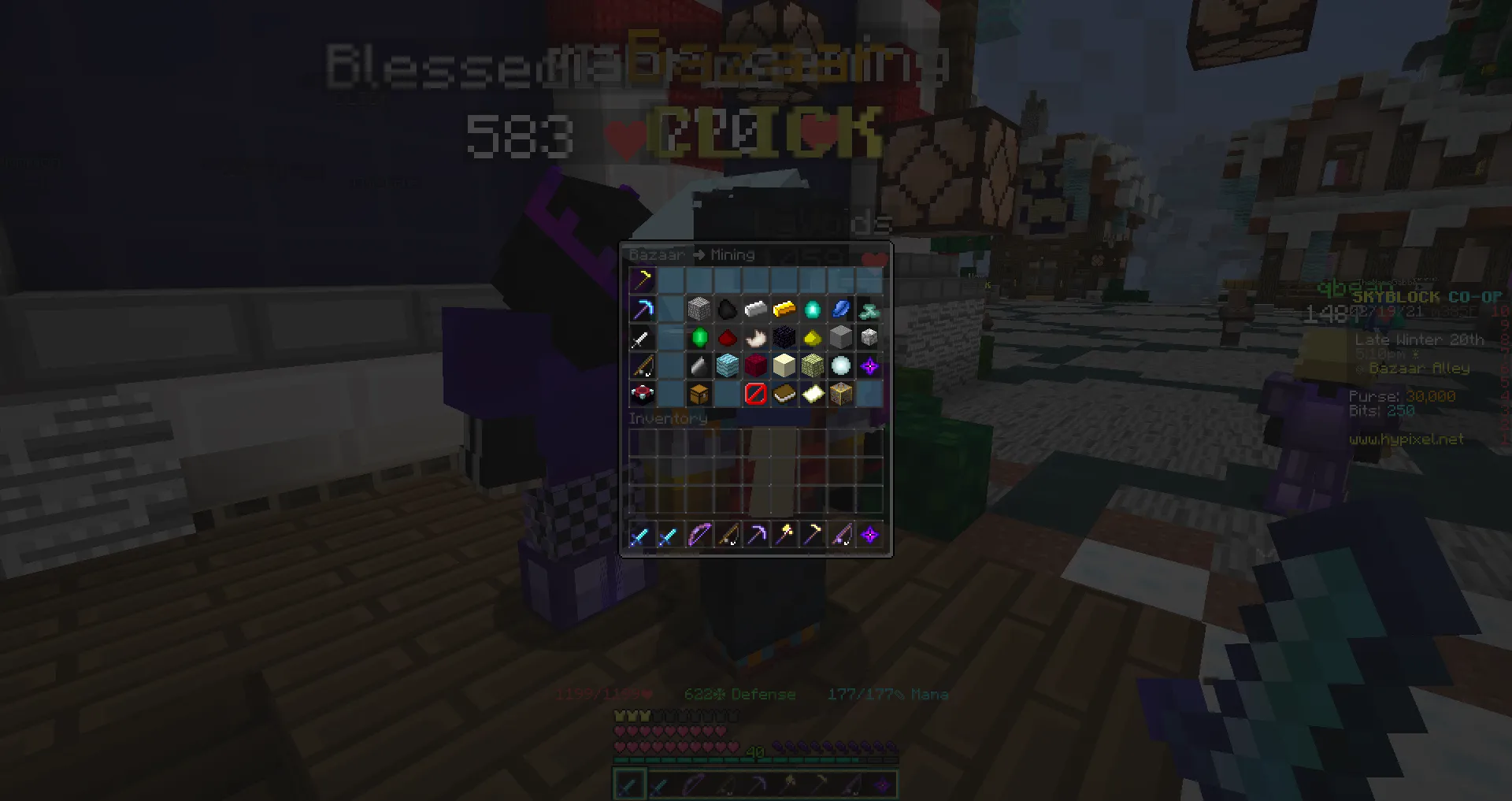 Aluzion's Transparent Dark GUI Overlay — скриншот 1 (Текстуры, Minecraft)