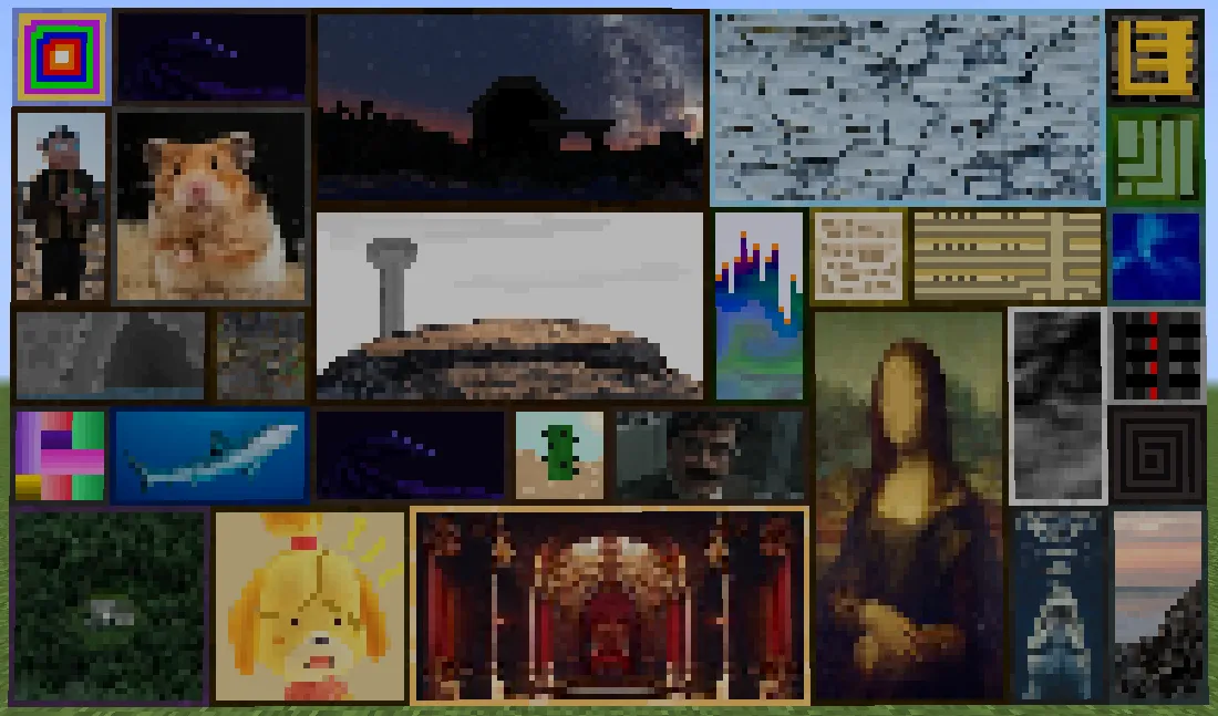 Simple Extra Paintings — скриншот 1 (Моды, Minecraft)