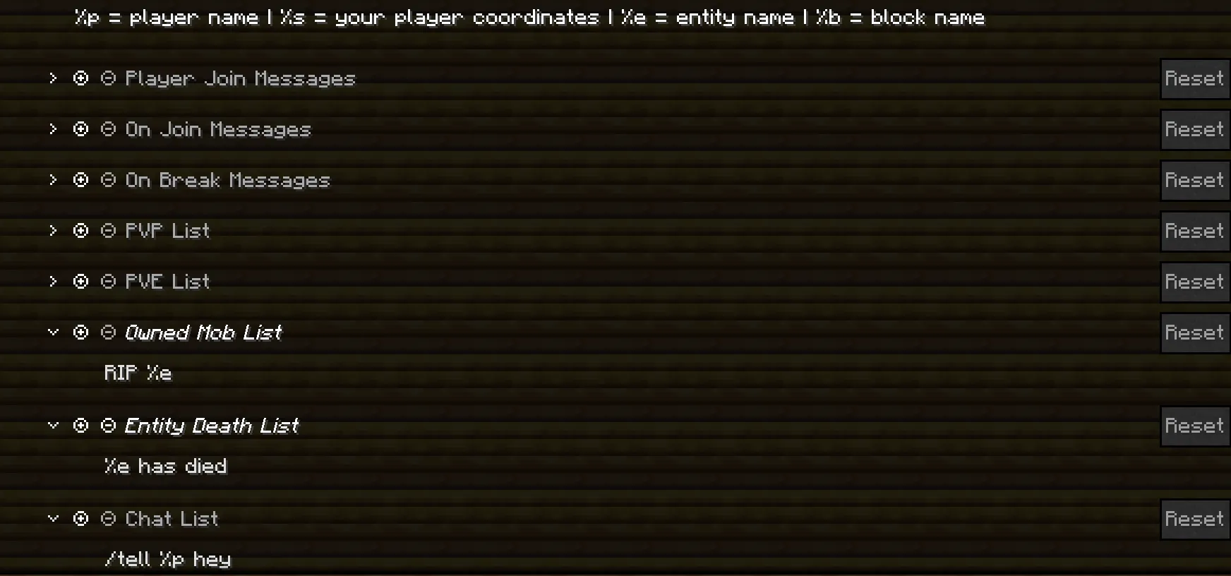 Spoken Word, Моды, Minecraft